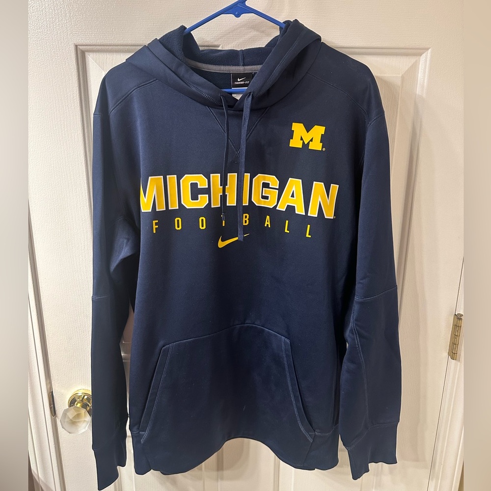 Nike Dri Fit Michigan Football Hoodie